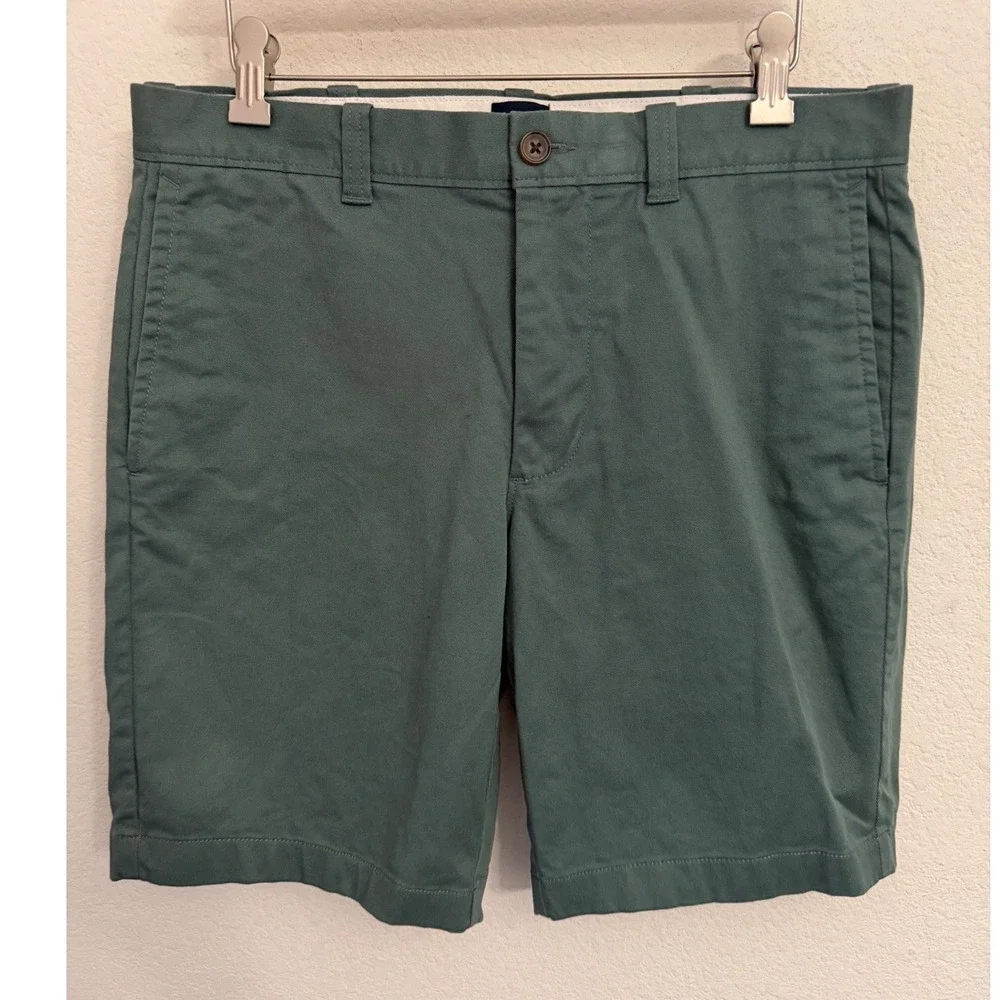 Lot 3 J.Crew Mens 9 Inch Inseam Stretch Chino Shorts Size 31 Pink/Blue/Green